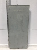 GE TLM1220R 200A 12 Space 120/240V Cover Only 28 3/4" x 12 7/8" - Flawed