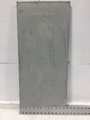 GE TLM1220R 200A 12 Space 120/240V Cover Only 28 3/4" x 12 7/8" - Flawed