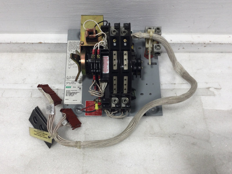 Asco D00300020200F1XF 200 Amp Single Phase 240V Automatic Transfer Switch