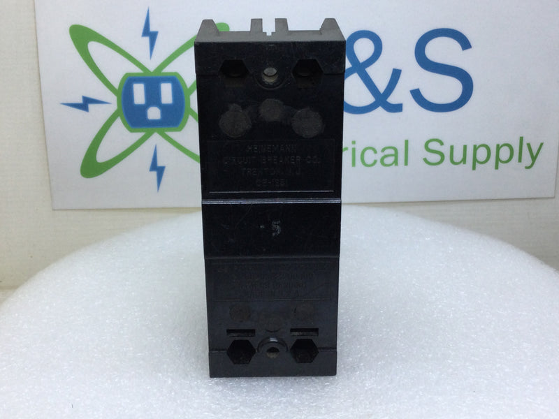 Heinemann 2263 2 Amp 2 Pole 250V Circuit Breaker - Cosmetic Flaw