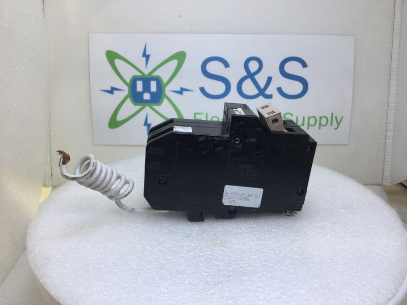 Eaton/Cutler-Hammer CHN220GF 20 Amp 2 Pole 120/240 VAC GFCI Circuit Breaker