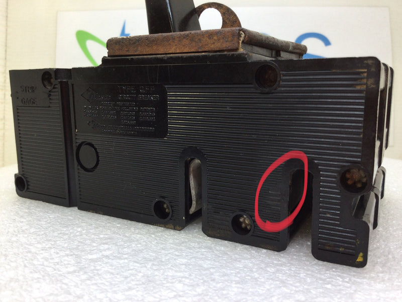 Zinsco QFP2175 175 Amp 2 Pole 240V Main Circuit Breaker - Cosmetic Flaw