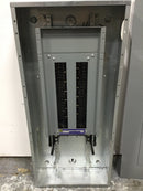 Square D NQ Type MLO 100 AMP 42 Circuit NQ Panelboard 3 PH 4 Wire with Cover NC44F, Box MH44BE