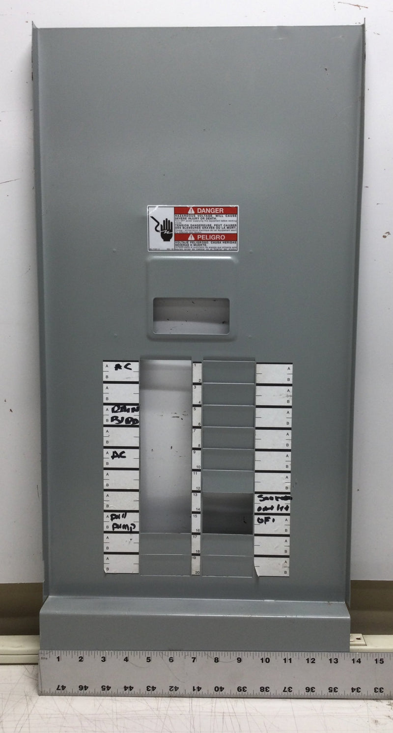 Eaton BR2040N200R Dead Front Only 20 Space 29" x 13 3/4"