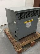 Square D EXN75T3H Transformer, dry type, DOE 2016, 75kVA, 3 phase, 480V delta primary, 208Y/120V secondary, 20M, 150C rise