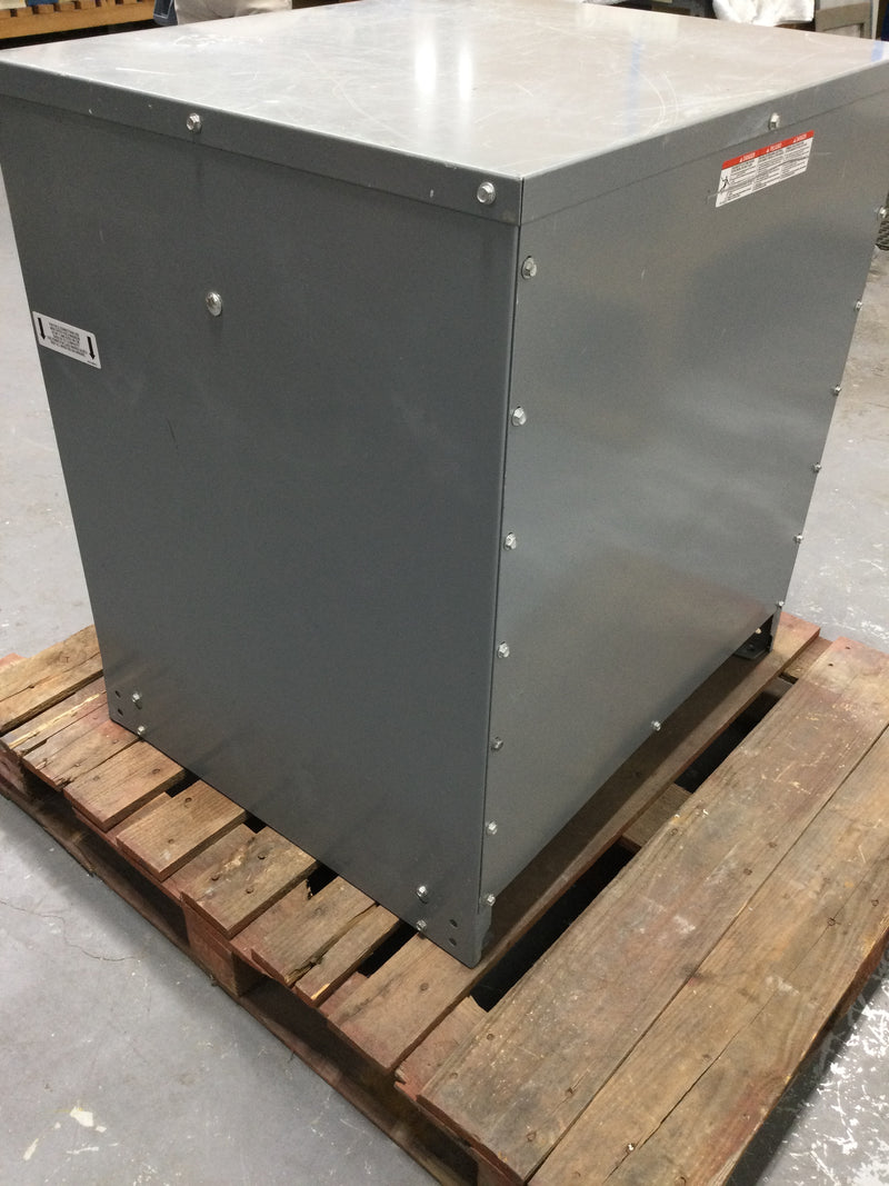 Square D EXN75T3H Transformer, dry type, DOE 2016, 75kVA, 3 phase, 480V delta primary, 208Y/120V secondary, 20M, 150C rise