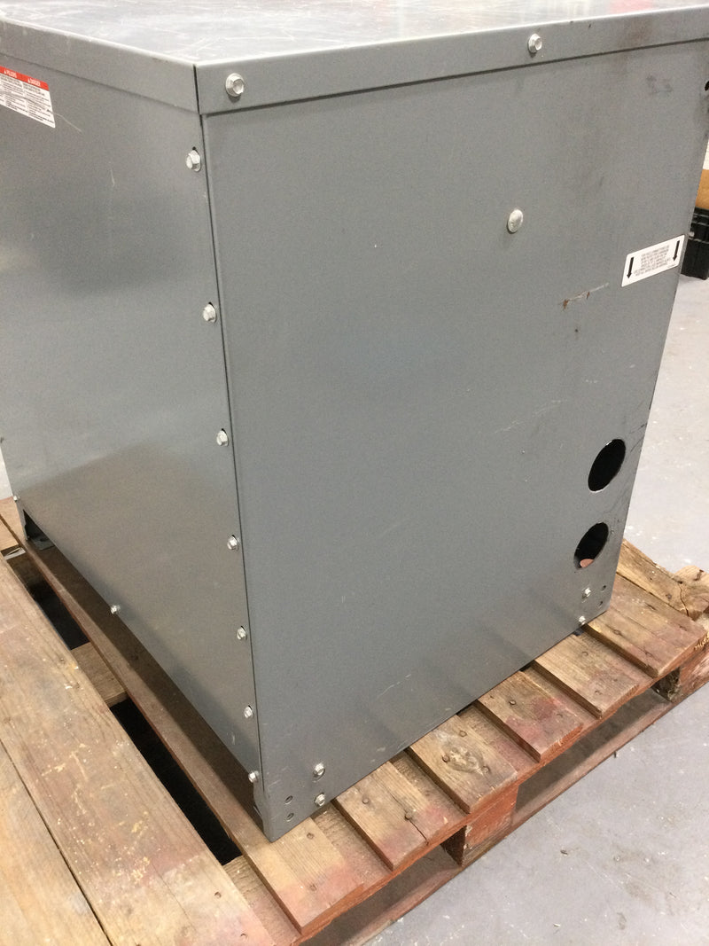 Square D EXN75T3H Transformer, dry type, DOE 2016, 75kVA, 3 phase, 480V delta primary, 208Y/120V secondary, 20M, 150C rise