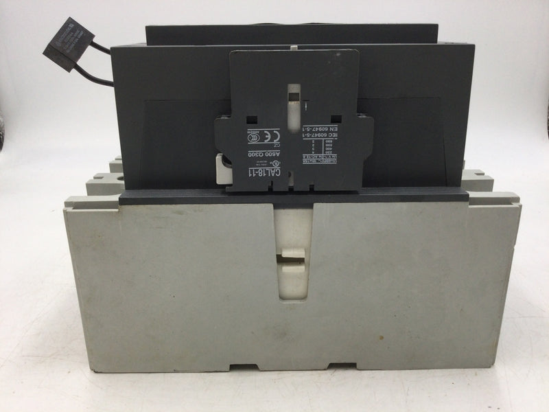 ABB A260-30 AC Non Reversing IEC Contactor 3 Pole 480V Coil