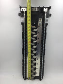 Square D HOM4284L225PC 225 Amp 42 Space 120/240 VAC Load Center Guts Only 9"X27"