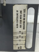 Square D NQOB 100 amp 30 space panelboard guts with adjustable Box size plates