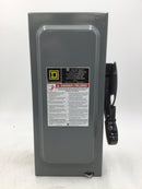 Square D H222N 60 Amp 240V Type 1 Indoor Fusible Safety Switch Disconnect