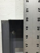 Square D NQOB-7-4891-1A Dead Front Only 30 Space 100 Amp 120/208V 3 Phase 4 Wire 120/240V 3 Phase 3 Wire 19 3/4" x 8 3/4"