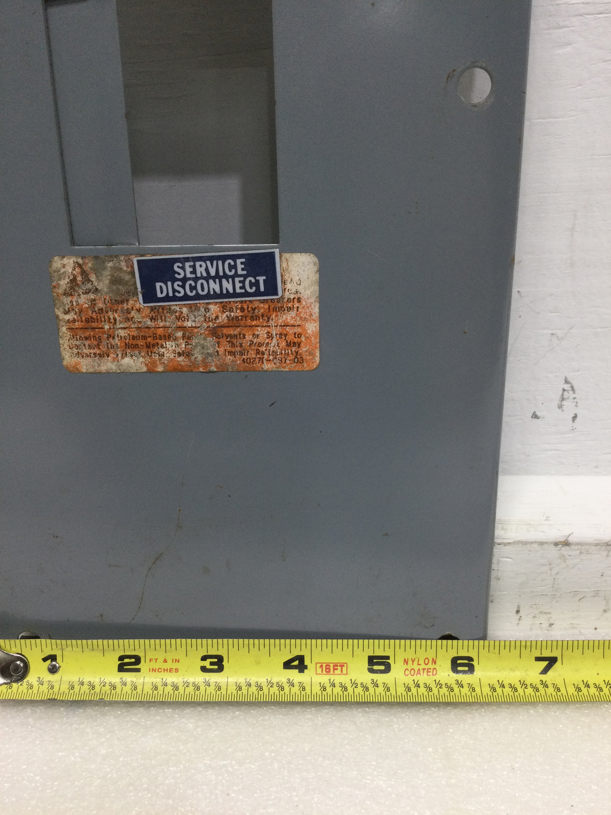 Square D QO2100BN Enclosed Circuit Breaker Cover Only 100 Amp 120/240V