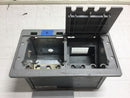 Irvine Access Floors IAF-2A Four-Gang Floor Box