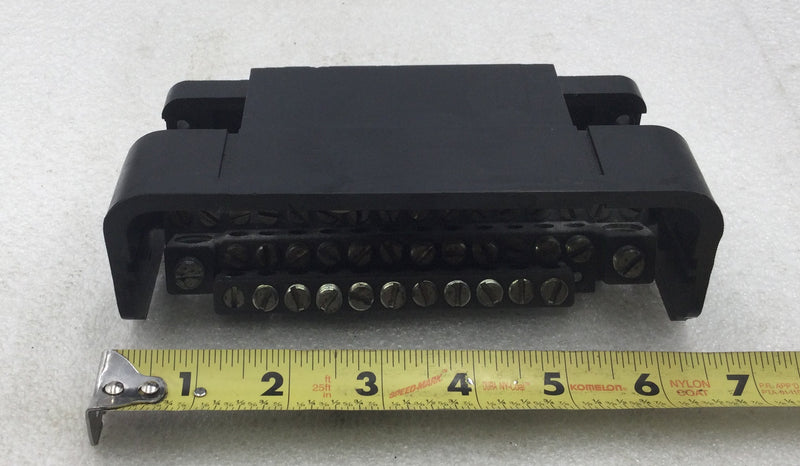 FPE/Federal Pacific 39 Position 4-14 AWG Ground/Neutral Bar Kit 6 1/2" x 2 1/4"