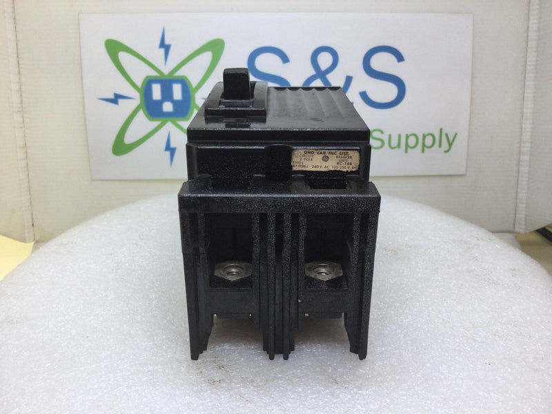 GE General Electric TE122020 20 Amp 2 Pole 240V Circuit Breaker