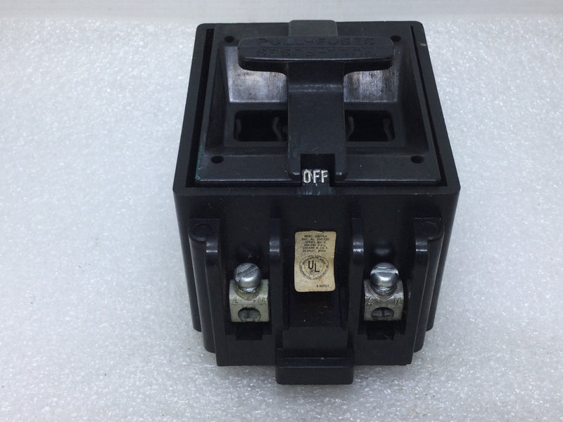 Square D FSP-230 30 Amp 240V Fuse Pull Out Assembly