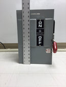 GE General Electric THN3362 60 Amp 600Vac 3 Pole Non Fused Nema 1 Safety Switch MOD 4