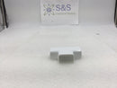 Panduit Pan-Way TF10WH-X Type L or C Raceway Tee Fitting for use with LD10 and CD10