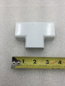 Panduit Pan-Way TF10WH-X Type L or C Raceway Tee Fitting for use with LD10 and CD10