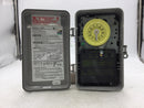 Intermatic T104P DPST 24 Hour Dial Time Switch 40 Amp 120-277 VAC 5 HP in Nema 3R Enclosure