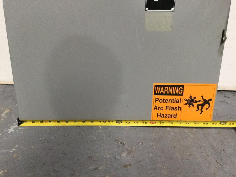 GE General Electric TH4326 600 Amp 240V 250VDC Type 1 Enclosure 3 Phase fused Disconnect