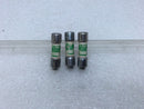 Bussmann CC-Tron FNQ-R-8/10 0.8 Amp 600V Time Delay Class CC Fuse - Lot of 3
