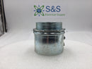 Unbranded 2 1/2" Steel Set Screw EMT/Rigid Connector