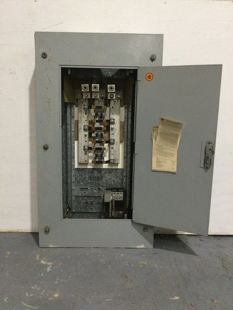GE General Electric NHB 400 Amp 3 Phase 4 Wire 277/400V Panelboard Enc