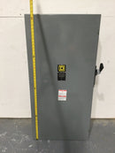 Square D D326N 600 Amp 240v General Duty Fused Disconnect Safety Switch Type 1 Enclosure
