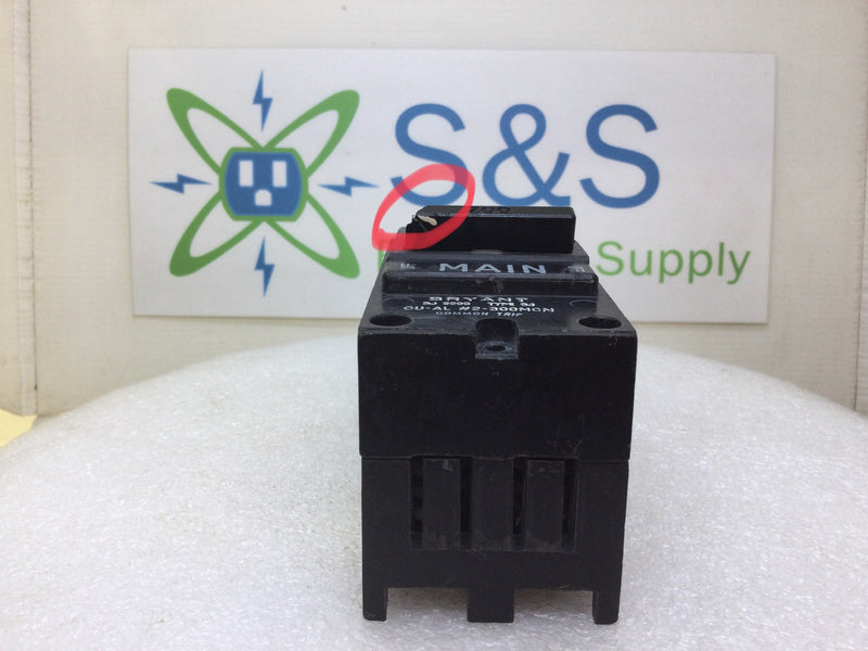Bryant BJ2200 200 Amp 2 Pole 120/240V Circuit Breaker - Cosmetic Flaw