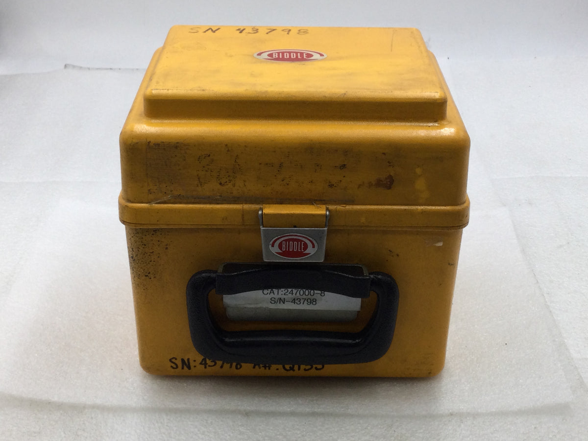 Biddle 247000-8 10 Amp DLRO Digital Low Resistance Ohmeter