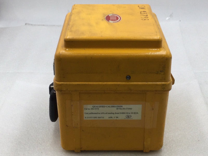 Biddle 247000-8 10 Amp DLRO Digital Low Resistance Ohmeter