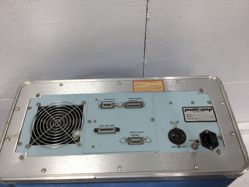 Multi-Amp EPOCH-10  50/60Hz 115V Microprocessor Protective Relay Test Set