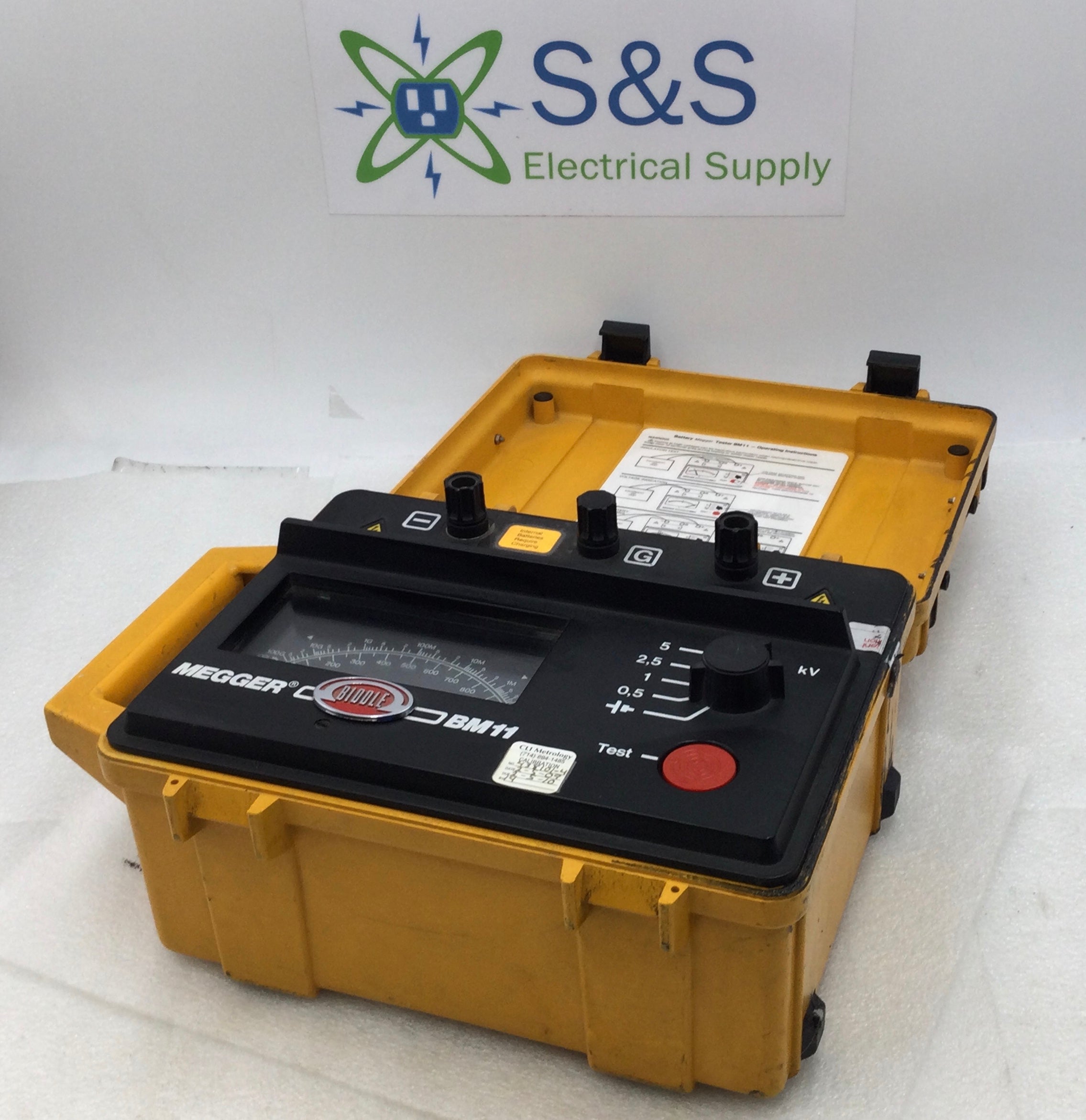 Biddle BM11 218650 50/60Hz 100-250V Megger Battery Tester
