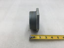 OZ/Gedney 7-300 3" Iron Male/Hex Head Chase Nipple w/ 1 1/4" Threaded Flange