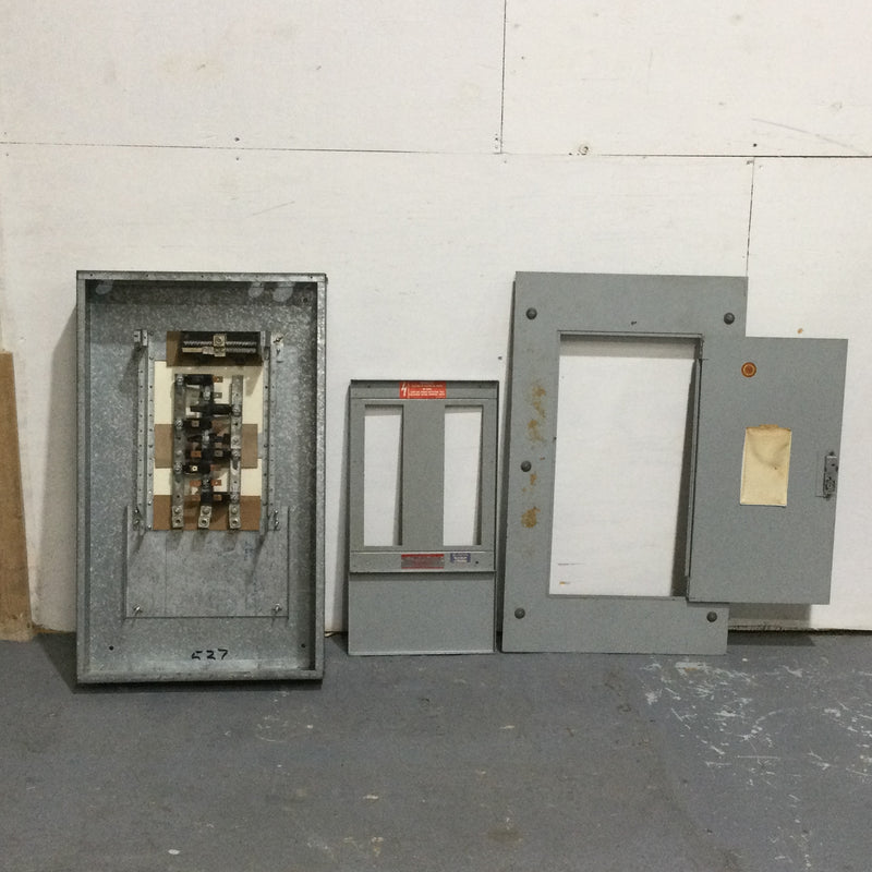GE General Electric NHB 225 Amp 3 Phase 4 Wire 277/480V Panelboard Enclosure 37" x 22"