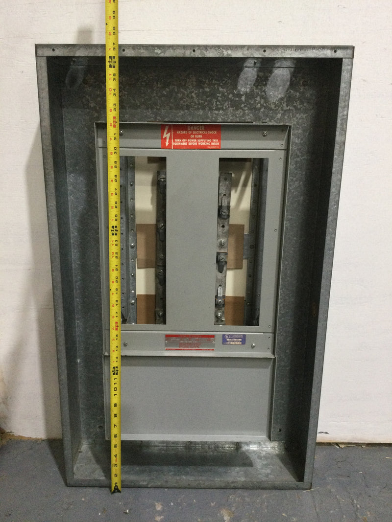 GE General Electric NHB 225 Amp 3 Phase 4 Wire 277/480V Panelboard Enclosure 37" x 22"