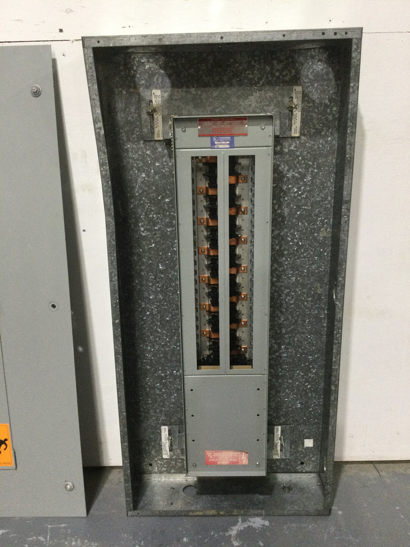 GE General Electric NLAB 100 Amp 3 Phase 4 Wire 120/208V Panelboard Enclosure 48" x 22"