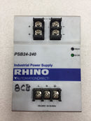 Automation Direct PSB24-240 Rhino Power Supply 100-240 VAC Input 24 VDC 10 Amp Output