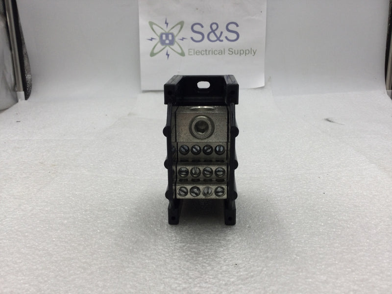 Edison HPB312-1 Power Distribution Block 310-600 VAC 350 MCM AWG to 4 AWG Wire Sizes