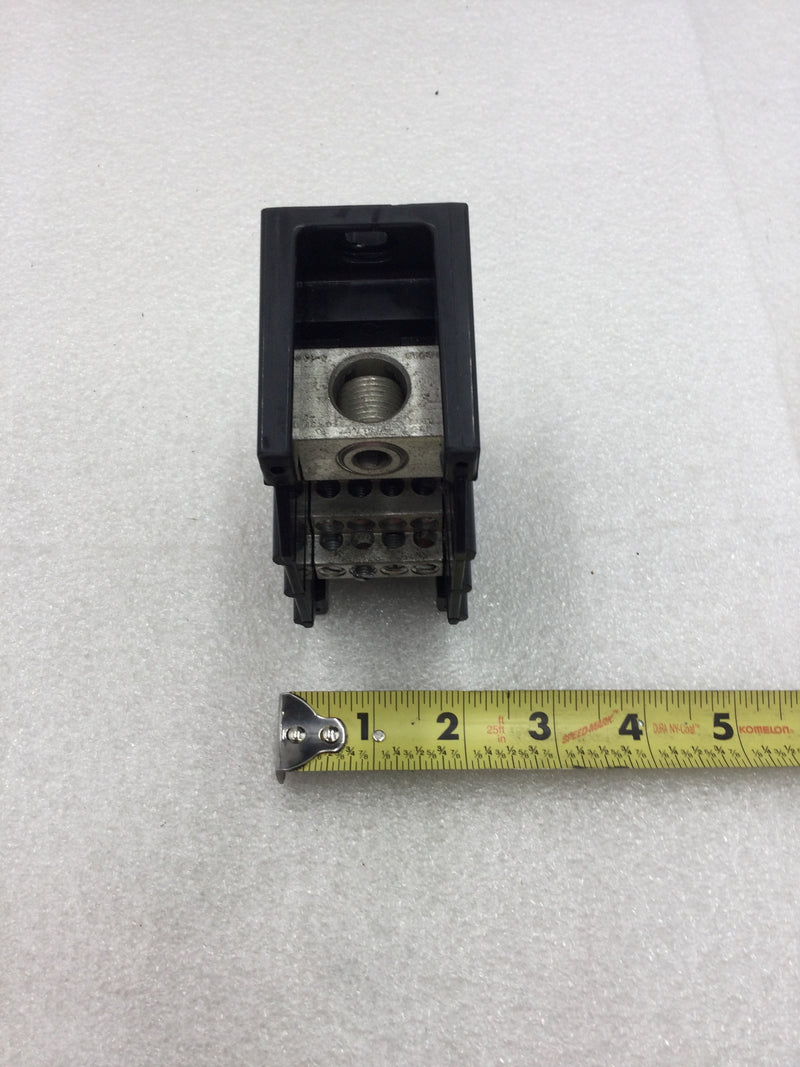 Edison HPB312-1 Power Distribution Block 310-600 VAC 350 MCM AWG to 4 AWG Wire Sizes