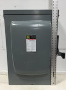 Square D D325NR 400 Amp 240 VAC Fusible 3 Phase Outdoor Safety Switch Nema 3R Rated