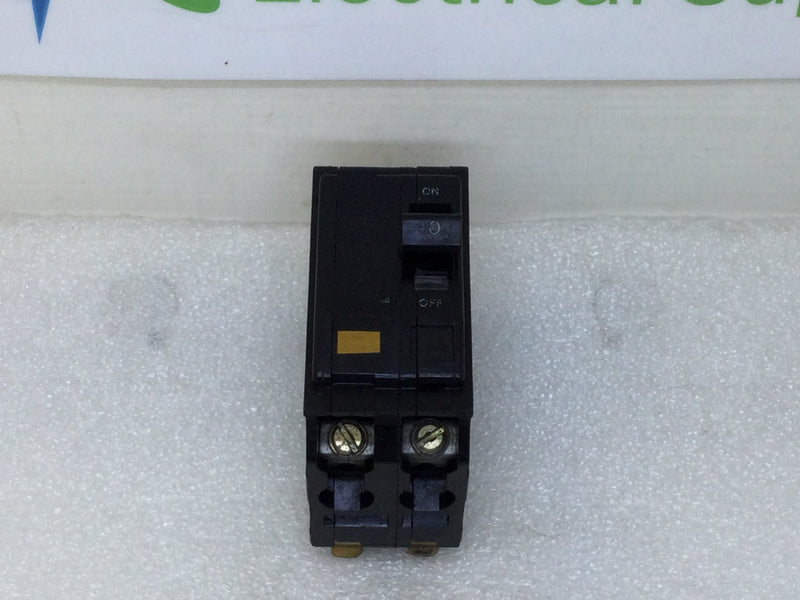 Square D QO240 40 Amp 2 Pole 120/240V Type QO Circuit Breaker - Black Face