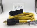 Ningbo Xuanhua XN515R-E3 N5-15R 22' Generator Power Cable 3 Plug 125 VAC L5-30P