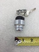 Automation Direct GCX1430 2 Position Selector Key Switch Spring Return from Right