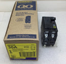 Square D QO230 30 Amp 2 Pole 120/240V Circuit Breaker - Yellow Face