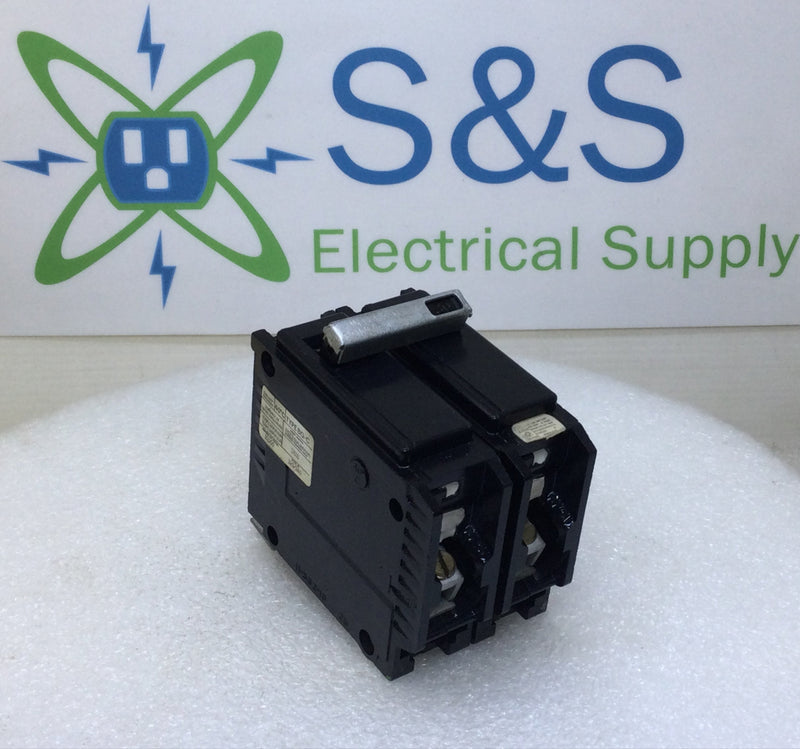 GTE/Sylvania BQ2C030 30 Amp 2 Pole 120/240V Circuit Breaker - Cosmetic Flaw
