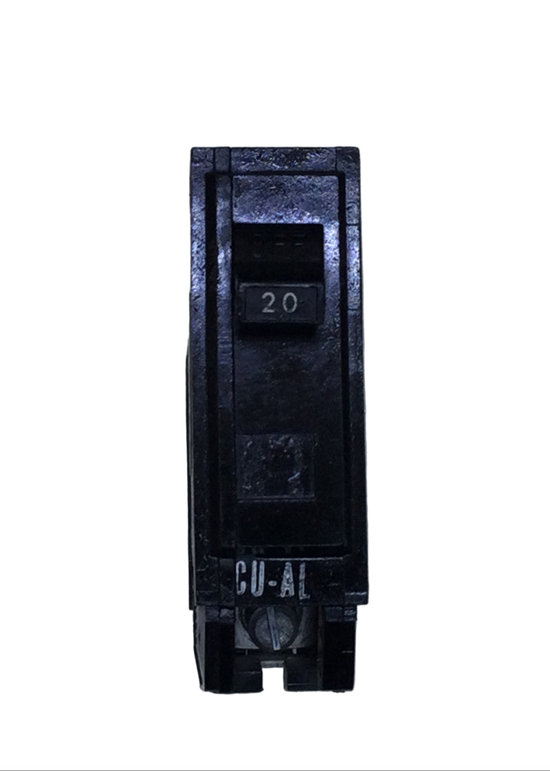 General Electric TQB/THQB1120 20 Amp 1 Pole 240V Breaker - Cosmetic Flaw