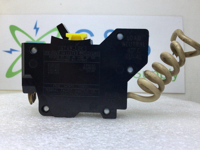 FPE NAGF20 20 Amp 1 Pole 120V GFI/GFCI Circuit Breaker - Cosmetic Flaw